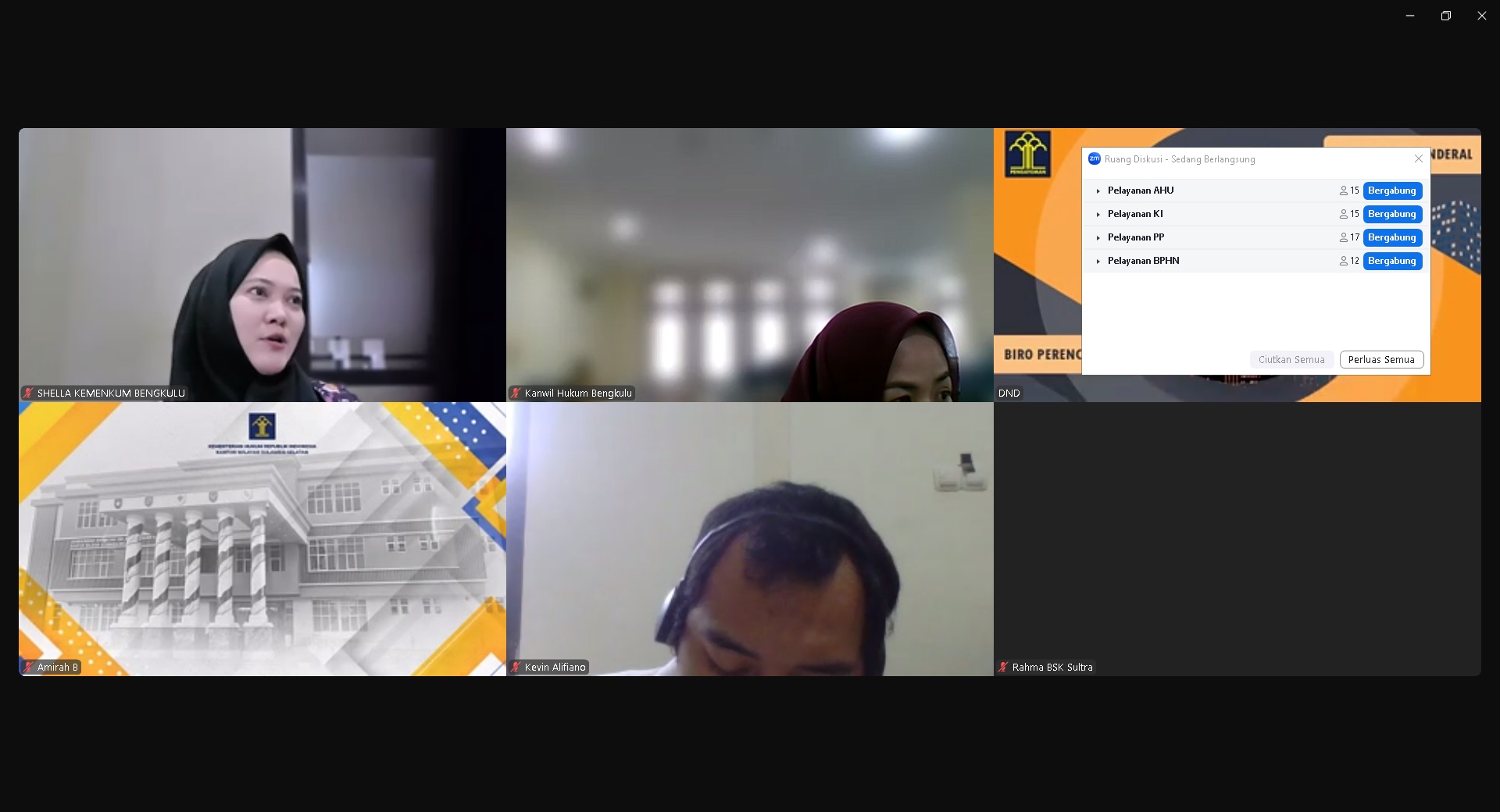 Kemenkum Jabar Siap Akselerasi Penyeragaman Standar Pelayanan Publik Lewat Rapat Virtual